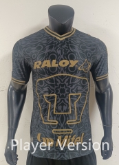 Player Version 26-27 PA UNAM 2nd Away Black Thailand Soccer Jersey AAA-0871