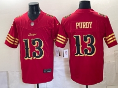 San Francisco 49ers 3 Generations Red #13 NFL Jersey-0840