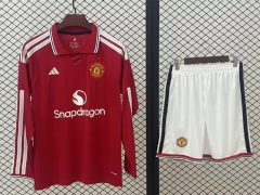 26-27 Manchester United Home Red Soccer Uniform-709