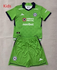 26-27 Cruz Azul Goalkeeper Green Kid/Youth Soccer Uniform-AY