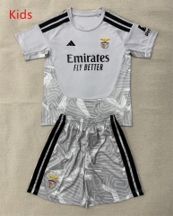 26-27 Benfica Goalkeeper Grey Kid/Youth Soccer Uniform-AY