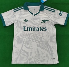 27-28 Arsenal White Thailand Soccer Jersey AAA-3874
