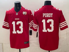 (Logo1) San Francisco 49ers Red #13 NFL Jersey-0840