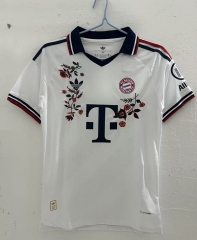 (S-4XL) 26-27 Embroidered Version Bayern München White Thailand Soccer Jersey AAA-0009