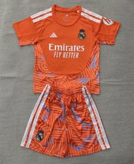 26-27 Real Madrid Goalkeeper Orange Soccer Uniform-AY