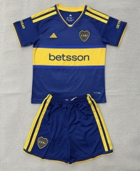 26-27 Boca Juniors Home Blue Soccer Uniform-AY