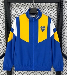 26-27 Boca Juniors Blue&Yellow Thailand Trench Coat-5486