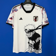 26-27 Japan Naruto Away White Thailand Soccer Jersey AAA-6486