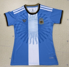 26-27 Special Version Argentina Blue&White Women Thailand Soccer Jersey AAA-1905