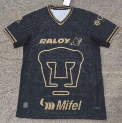 (S-4XL) 26-27 PA UNAM 2nd Away Black Thailand Soccer Jersey AAA-5378