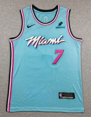 Miami Heat Blue #7 NBA Jersey-1380