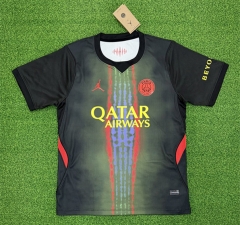 (S-4XL) 26-27 PSG 2nd Away Green Thailand Soccer Jersey AAA-403