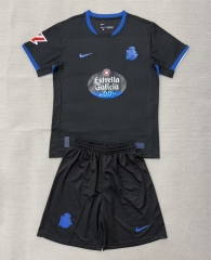 26-27 Deportivo La Coruña Away Black Soccer Uniform-AY