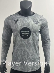 Player Version 26-27 Barcelona Goalkeeper Grey LS Thailand Soccer Jersey AAA-0871