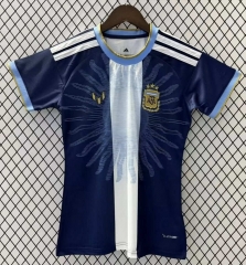 26-27 Argentina Royal Blue Women Thailand Soccer Jersey AAA-708