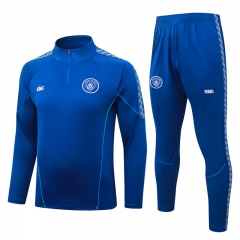 26-27 Manchester City Color Blue Thailand Soccer Tracksuit Uniform-815
