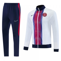 26-27 PSG White Thailand Soccer Jacket Uniform-LH