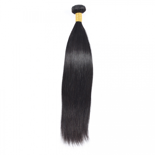 Osolovely Hair 1Pc 9A Grade Straight Hair Natural Color 100% Human Virgin Hair Bundle