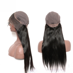 Lace Front Human Hair Wigs For Black Women Virgin Hair Straight Wigs With Baby Hair Pre Plucked Swiss Lace Wig Non Remy