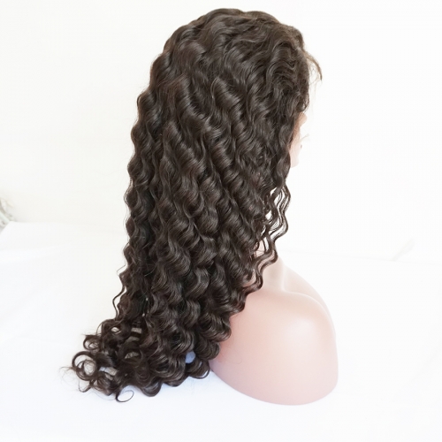 9A Osolovely Hair Lace Front Human Hair Wigs For Black Women Pre Plucked Deep Wave Wig With Baby Hair 10-24 Inch Non-Remy Hair