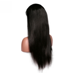 9A Lace Front Human Hair Wigs Straight Natural Color Hairline Hair Lace Wigs For Black Women With Baby Hair