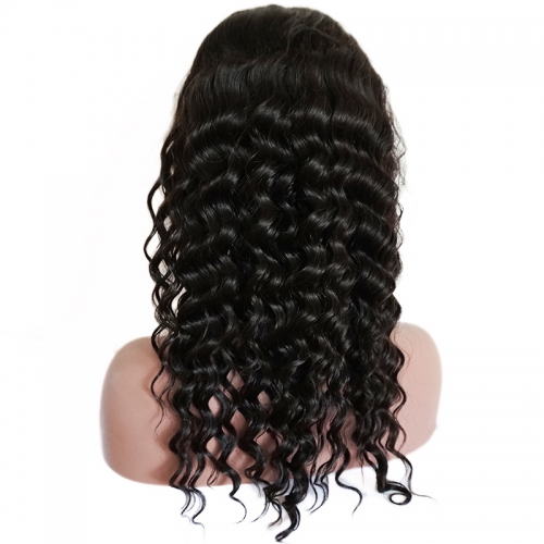 Osolovely Hair 360 Lace Wigs For Black Women 150% Density Pre Plucked 9A Loose Wave Human Hair Lace Wigs