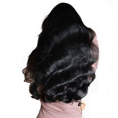 Lace Front Human Hair Wigs Pre Plucked 250% Density Frontal Hair Wig Body Wave Bleached Knots Osolovely Hair