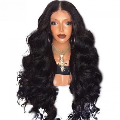 Osolovely Hair 130% Density Pre Plucked 13x6 Deep Part Human Hair Body Wave Lace Front Wigs With Baby Hair Natural Non-remy Hair For Women