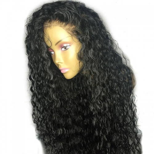 Osolovely Hair Pre Plucked Full Lace Human Hair Wigs With Baby Hair 10"-26" Natural Color Hair Curly Lace Wigs