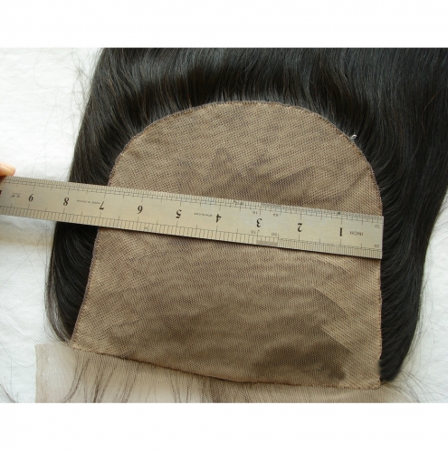 Osolovely Hair Cheapest Virgin Hair 7x7 Silk Base Closure Natural Straight Hidden Knots Silk Top Lace Closures With Baby Hair