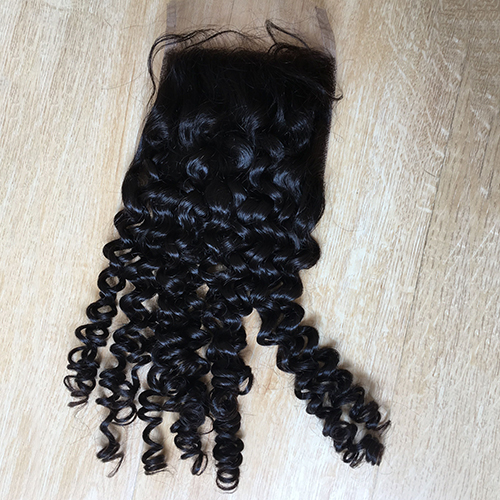 Osolovely Hair Curly Lace Closure Human Hair free Part 5x5 Lace Closure100% Human Hair 10-20inch