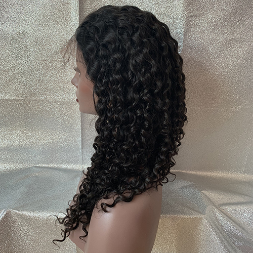 Osolovely Hair Beautiful Curly 13x6 Lace Front Human Hair Wigs With Baby Hair Pre Plucked 150% Density Lace Wig