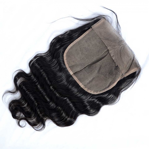 Osolovely Hair Transparent Lace 7x7 Lace Closure Body Wave Virgin Hair Pre pluncked Closure Unprocessed Human Hair Extensions