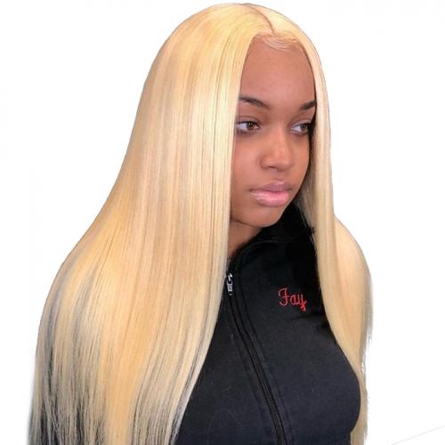 Osolovelybeauty Transparent Lace Blonde Straight Hair 6x6 Lace Closure 100% Human Hair Bleached Knots Natural Hair line Blonde Hair