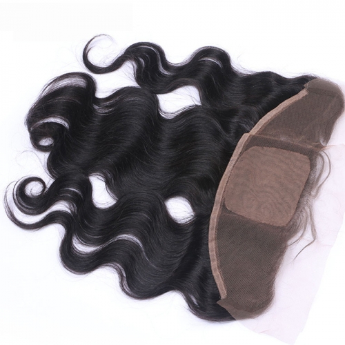 Silk Based Lace Frontal 13x4 Body Wave Virgin Hair Unprocessed Human Hair with Baby Hair Swiss lace Osolovely Hair