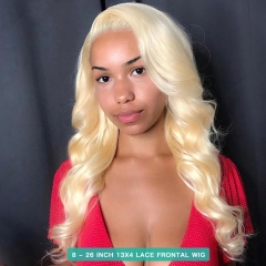 Osolovelyhair Blonde Lace Front Wig Body Wave #613 wigs 13x6 Lace Front Human Hair Wig Body Wave Transparent Lace Wigs