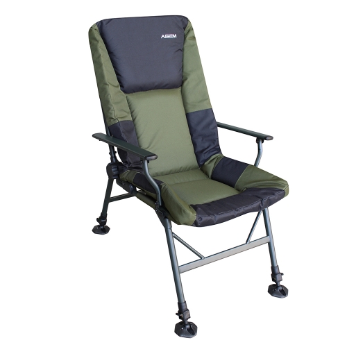 AGEM Outdoor Stuhl Fishing Chair stuhl Faltbar Outdoor Karpfenstuhl mit Armlehne 150kg