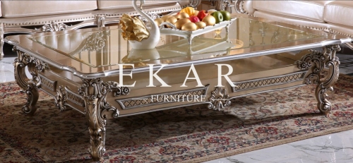Top Hotel Vintage Gold  Wooden Coffee Table