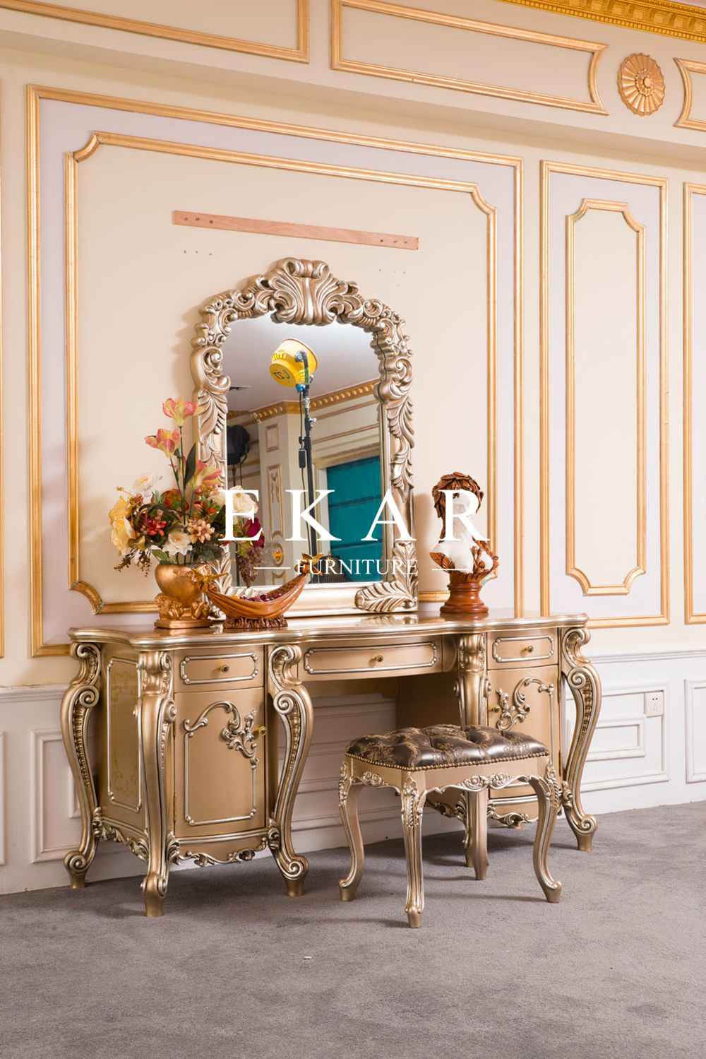 Luxury Bedroom Furniture Dressing Table Dresser Make Up ...