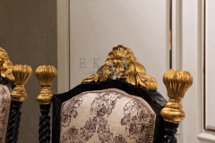 Royal Style Dining Room High Back Armless Chair