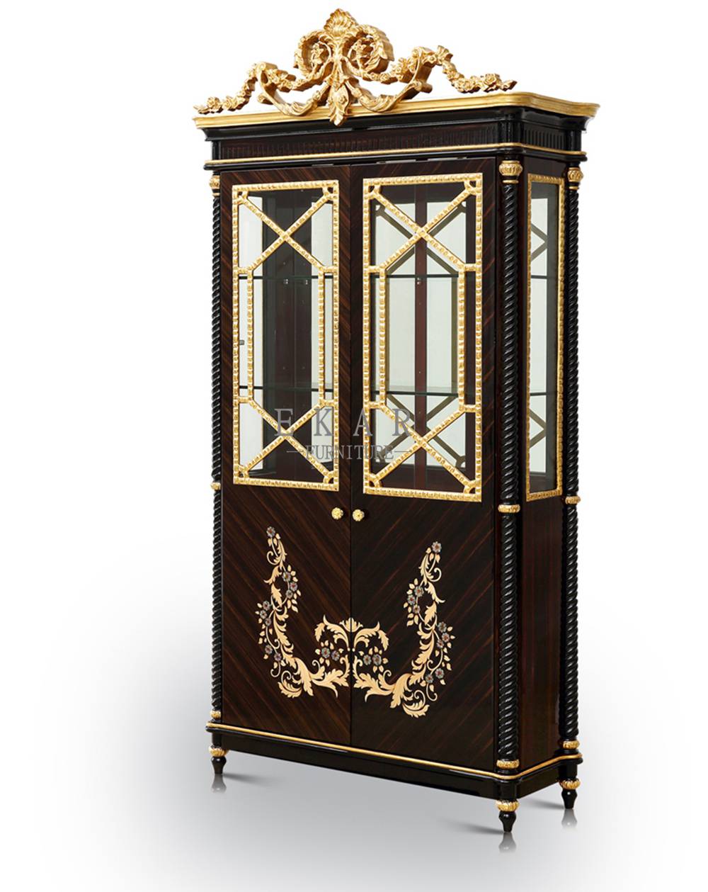 Alibaba Wholesale Chinese Antique Furniture Liquor Glass Cabinets