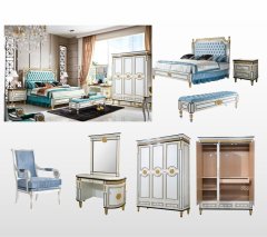 Royal Spanish Design Bedroom Furniture Set