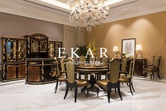 Baroque Style Luxury Gold Home Furniture Set