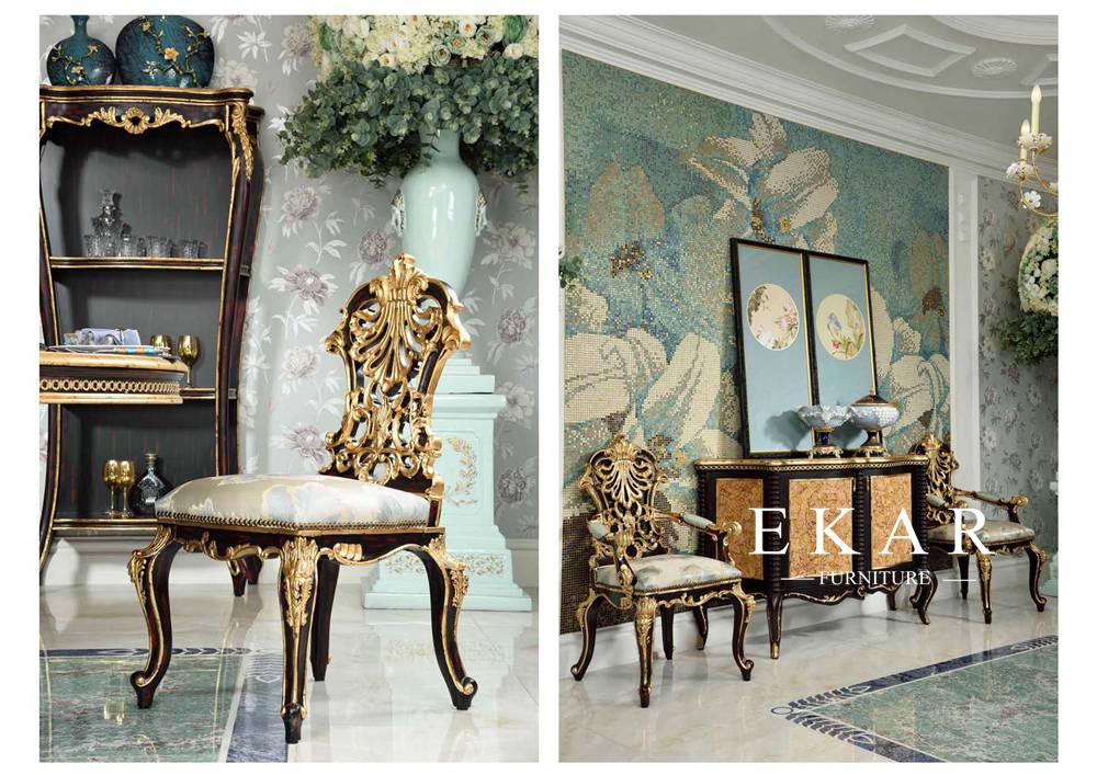 Exquisite and Classic Middle Ages Design Dining Room Furniture Sets