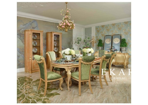 Exquisite and Nature Green House Dining Room Furniture Sets