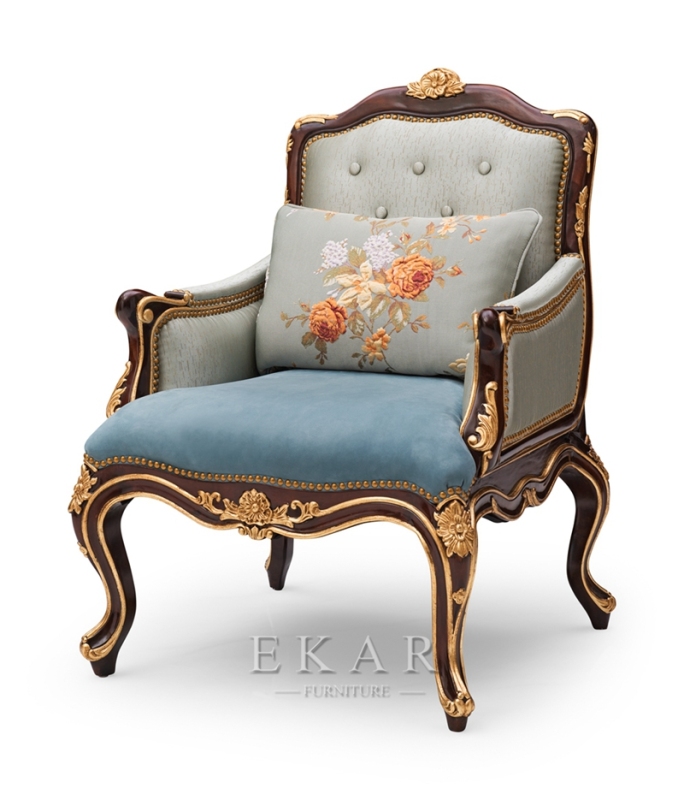 Luxury Royal Furniture Wooden Leisure Chair