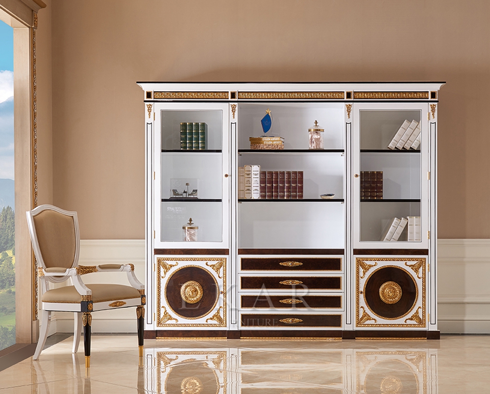 Spanish Style Home Office Desk with Chairs