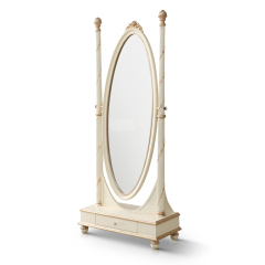 Elegant White Dressing Mirror/Vanity Mirror/Bedroom Mirror
