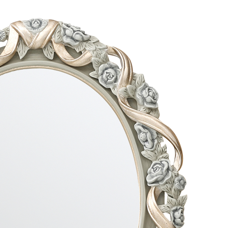 Floral Wooden Vanity Mirror/Wall Mirror/Makeup Mirror/Bedroom Mirror