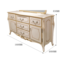 Big White Wooden Dwawer Chest/Dresser/Dresser Drawer/Bedroom Furniture